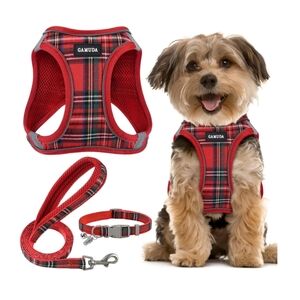 Pet Harness Collar and Leash Set